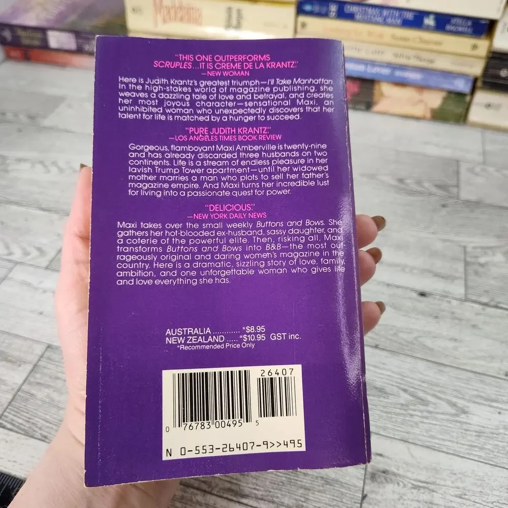 I'll Take Manhattan by‎ Judith Krantz 1987 Bantam 1st Printing Edition Paperback